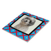 Shih Tzu - Keramik für individuelle Foto-Rahmen Fliese (Seite)