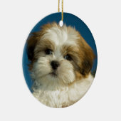 Shih Tzu Keramik Ornament (Rechts)