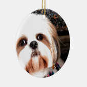 Shih Tzu Keramik Ornament (Rechts)