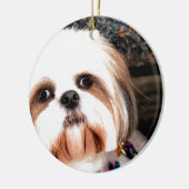 Shih Tzu Keramik Ornament (Links)