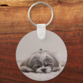 Shih Tzu Keychain for Dog Lovers Schlüsselanhänger (Vorderseite)