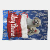 Shih tzu Kitchen Handtuch Weihnachtsgeschenk (Horizontal)