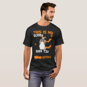 Shih Tzu Kostüm Halloween Lazy Beängstigend Dog T-Shirt (Vorne ganz)