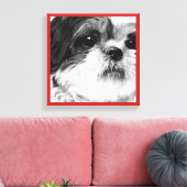 Shih Tzu Leinwanddruck (Insitu (Wohnzimmer))