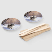 Shih Tzu Let It Snow Weihnachten Fächer (Non-assembled)