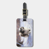 Shih Tzu Let It Snow Weihnachten Gepäckanhänger (Vorderseite vertikal)