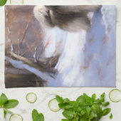 Shih Tzu Let It Snow Weihnachten Geschirrtuch (Gefaltet)