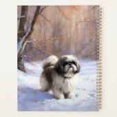Shih Tzu Let It Snow Weihnachten Planer (Rückseite)