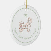Shih Tzu, Lhasa Apso Dog Holiday Ornament (Rechts)