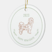 Shih Tzu, Lhasa Apso Dog Holiday Ornament (Links)