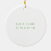 Shih Tzu, Lhasa Apso Dog Holiday Ornament (Hinten)