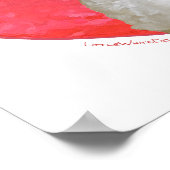 Shih Tzu / Lhasa Apso Valentinstag Poster (Ecke)