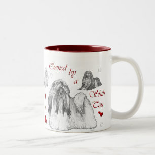Shih Tzu Liebhaber Geschenke Zweifarbige Tasse