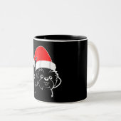 Shih Tzu Liebhaber| Shih Tzu Ugly Christmas Gesche Zweifarbige Tasse (VorderseiteRechts)