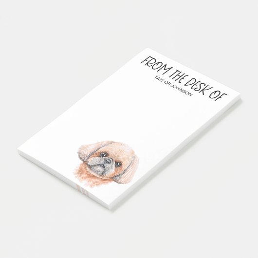 Shih Tzu Lover Post-it Klebezettel (angewinkelt)