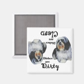 Shih Tzu Lovers Dishwasher Magnet (Vorderseite/Rückseite)