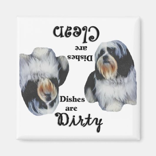 Shih Tzu Lovers Dishwasher Magnet (Vorne)