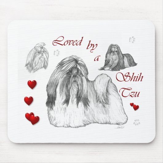 Shih Tzu Lovers Geschenke Mousepad (Vorne)