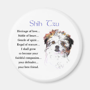 Shih Tzu Lovers Gifts Magnet