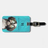 Shih Tzu Luggage Tag Gepäckanhänger (Vorderseite horizontal)