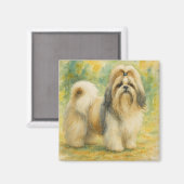 Shih Tzu Magnet (Vorderseite/Rückseite)