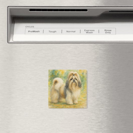 Shih Tzu Magnet (In Situ (Geschirrspüler))