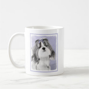 Shih Tzu Malerei - Süße originelle Hundekunst Kaffeetasse