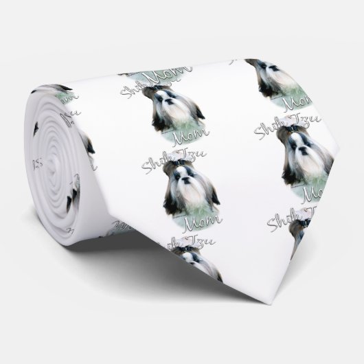 Shih Tzu Mama 2 Krawatte (Gerollt)