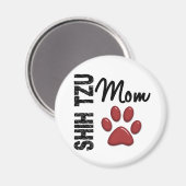 Shih Tzu Mama 2 Magnet (Vorderseite/Rückseite)