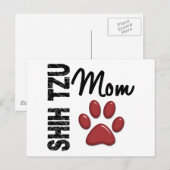 Shih Tzu Mama 2 Postkarte (Vorne/Hinten)