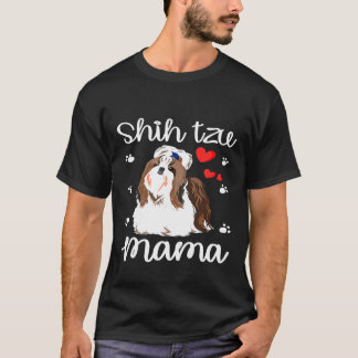 Shih Tzu Mama Dog T-Shirt