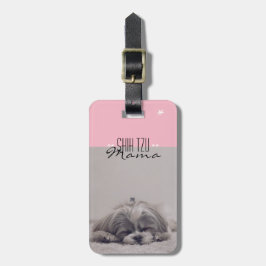 Shih Tzu Mama Gepäckmarke für Hunde-Mamas Gepäckanhänger