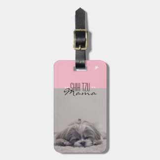 Shih Tzu Mama Gepäckmarke für Hunde-Mamas Gepäckanhänger