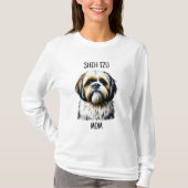 Shih Tzu Mama | Hundeliebhaber T-Shirt (Vorderseite)