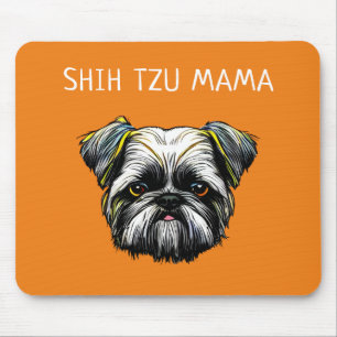Shih Tzu Mama Mousepad