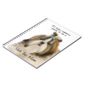 Shih Tzu-Mama-Notebook Notizblock (Linke Seite)