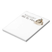 Shih Tzu Mama Notepad Notizblock (Rotiert)