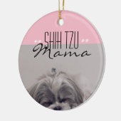 Shih Tzu Mama Ornament for Dog Mamas (Links)