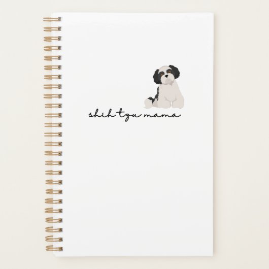 Shih Tzu Mama Planner Planer (Vorderseite)
