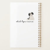 Shih Tzu Mama Planner Planer (Rückseite)