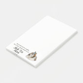 Shih Tzu Mama Post-It-Notes Post-it Klebezettel (angewinkelt)