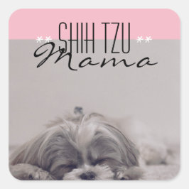 Shih Tzu Mama Sticker für Hunde-Mamas