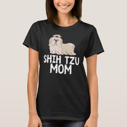 Shih Tzu Mama T-Shirt (Vorderseite)