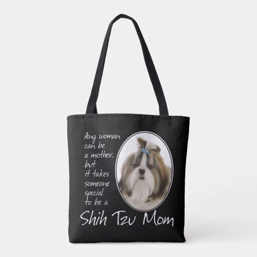 Shih Tzu Mama Tasche (Rückseite)
