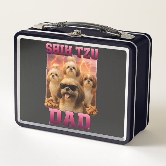 Shih Tzu Metall Brotdose (Vorderseite)