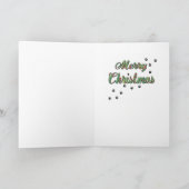 Shih Tzu mit Holly zu Weihnachten (Innenseite)