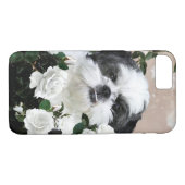 Shih Tzu mit Rosen Case-Mate iPhone Hülle (Rückseite (Horizontal))