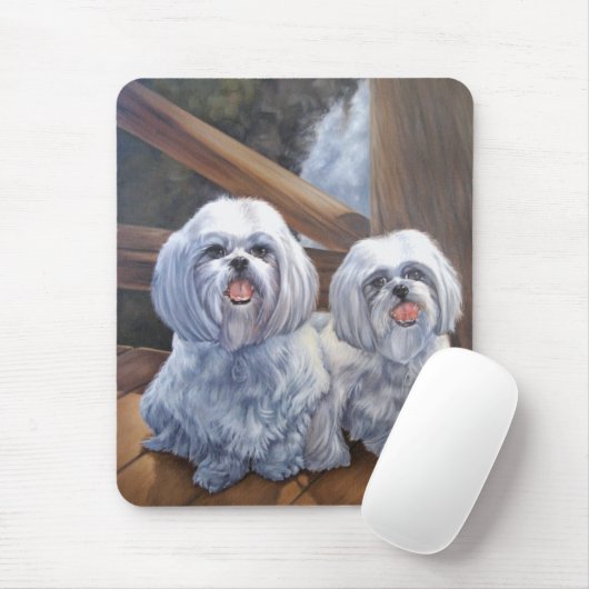 Shih Tzu Mousepad (Mit Mouse)