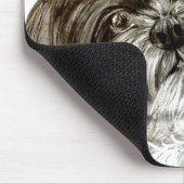 Shih Tzu mousepad, das Grafik durch Carol Zeock Mousepad (Ecke)