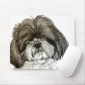 Shih Tzu mousepad, das Grafik durch Carol Zeock Mousepad (Mit Mouse)